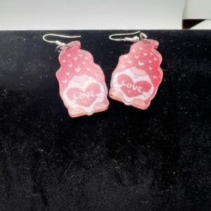 Valentine's Day Gnome Earrings - Gift for Her