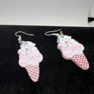 Kitty Cone Earrings - Fun Kawaii Style