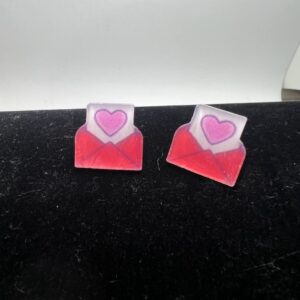 Love Letter Envelope Stud Earrings
